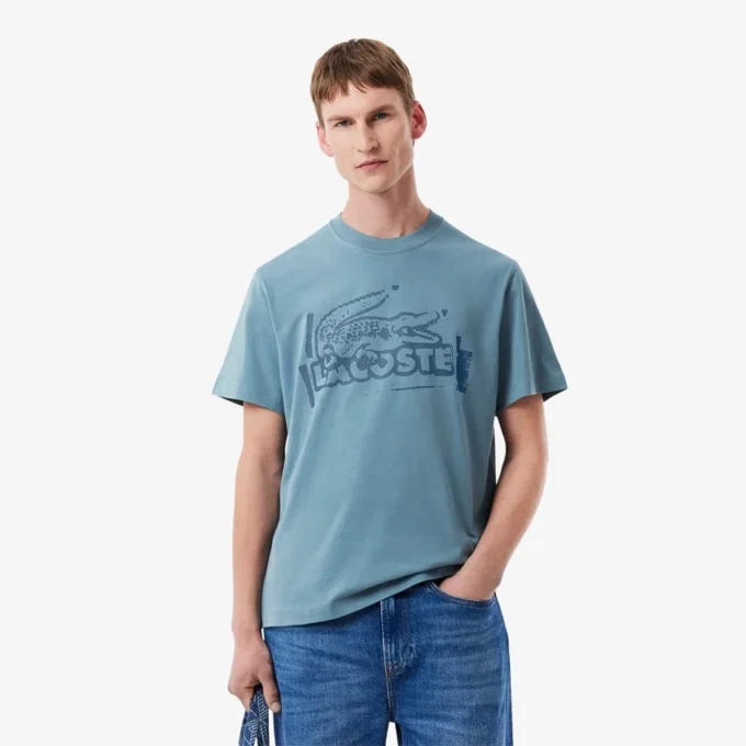 Men’s Printed Cotton Jersey T-Shirt