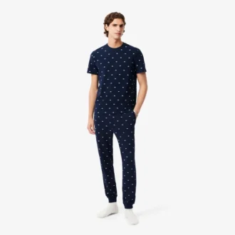 Men’s Printed Cotton Pajama Bottoms