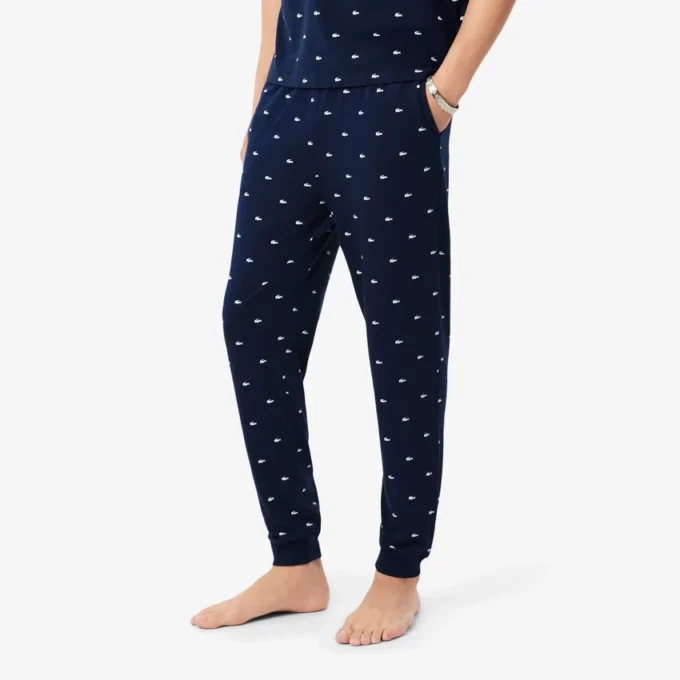 Men’s Printed Cotton Pajama Bottoms