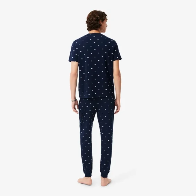Men’s Printed Cotton Pajama Bottoms