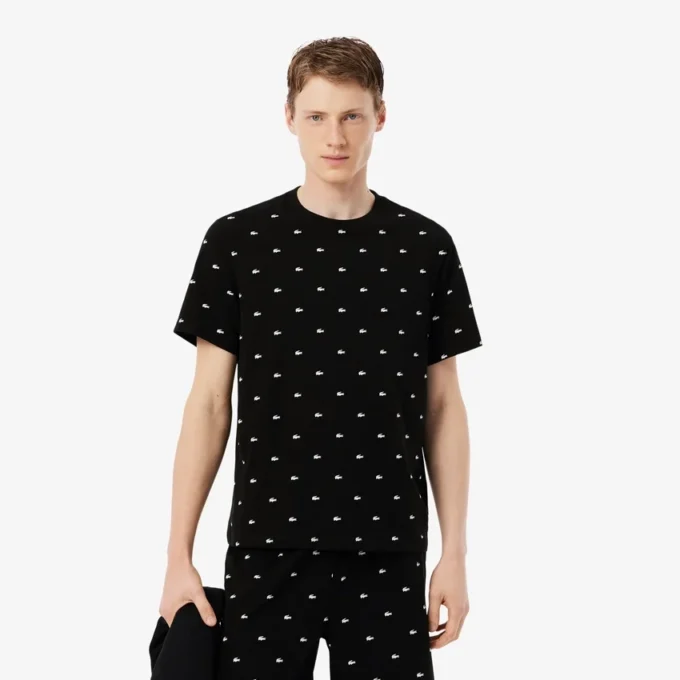 Men’s Printed Cotton Pajama Set
