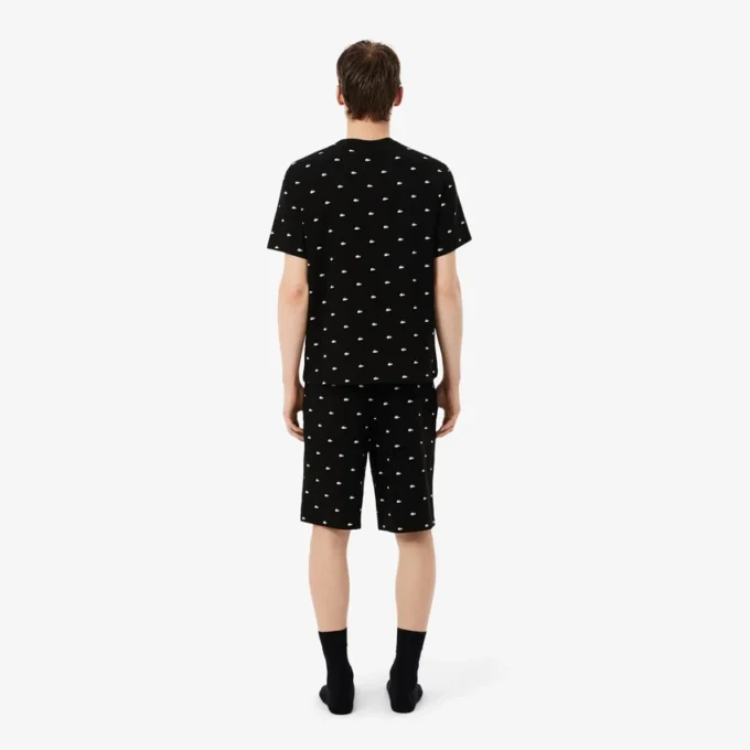Men’s Printed Cotton Pajama Set