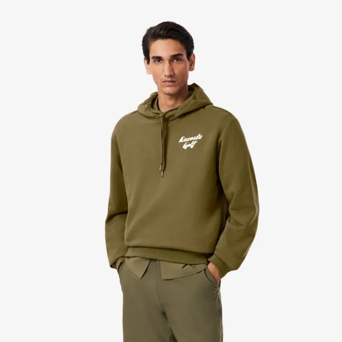 Men’s Printed Fleece Golf Hoodie
