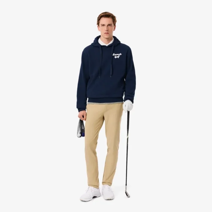 Men’s Printed Fleece Golf Hoodie