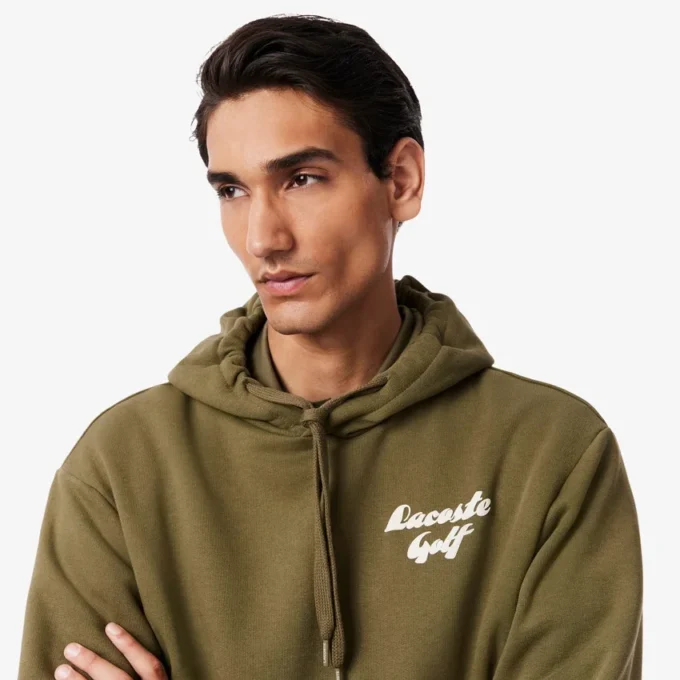 Men’s Printed Fleece Golf Hoodie