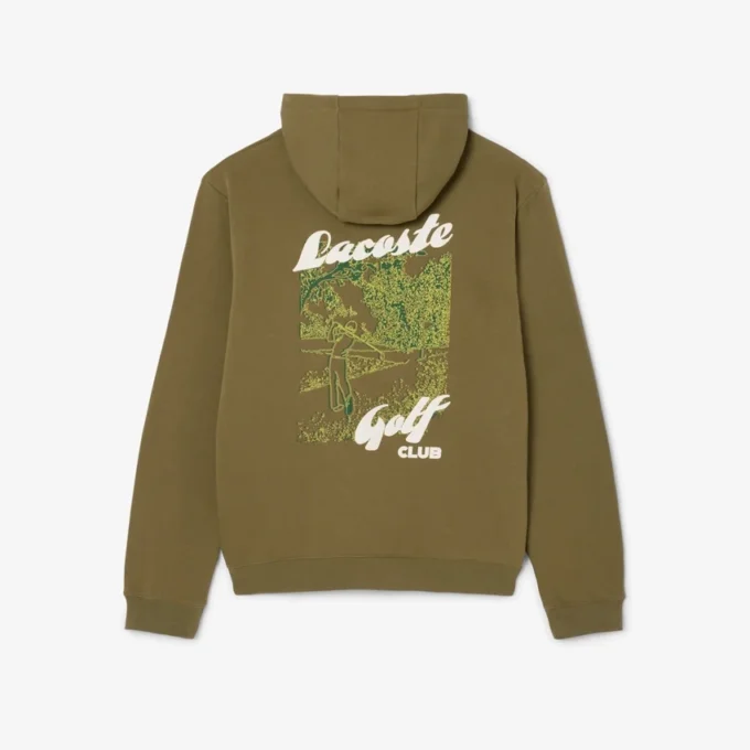Men’s Printed Fleece Golf Hoodie
