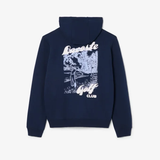 Men’s Printed Fleece Golf Hoodie