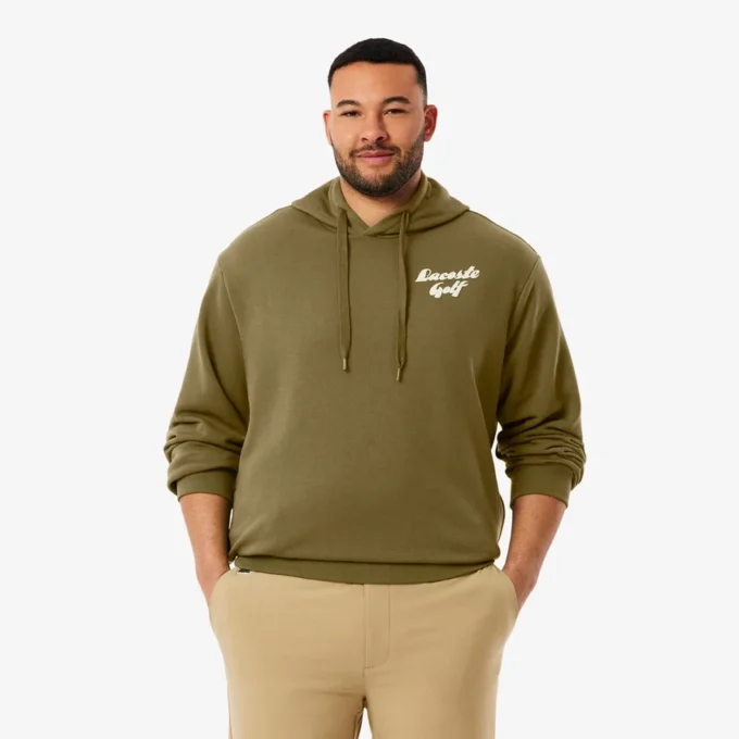 Men’s Printed Fleece Golf Hoodie