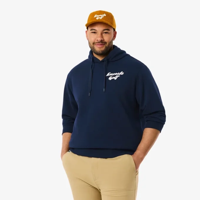 Men’s Printed Fleece Golf Hoodie