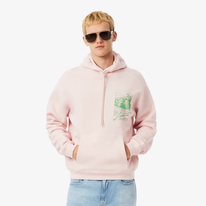 Men’s Printed Fleece Hoodie