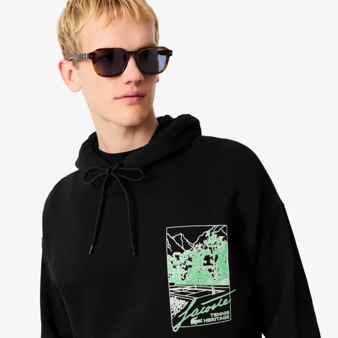Men’s Printed Fleece Hoodie