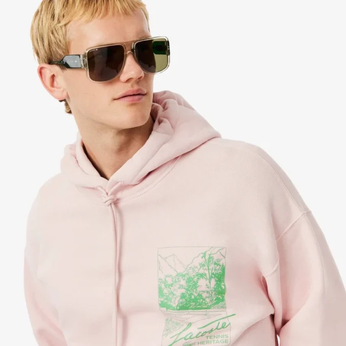 Men’s Printed Fleece Hoodie