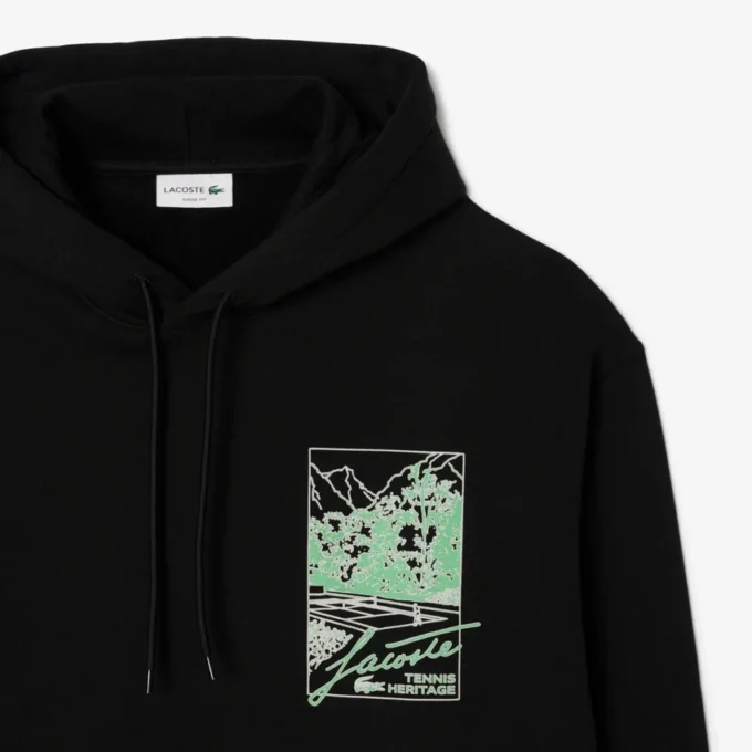 Men’s Printed Fleece Hoodie