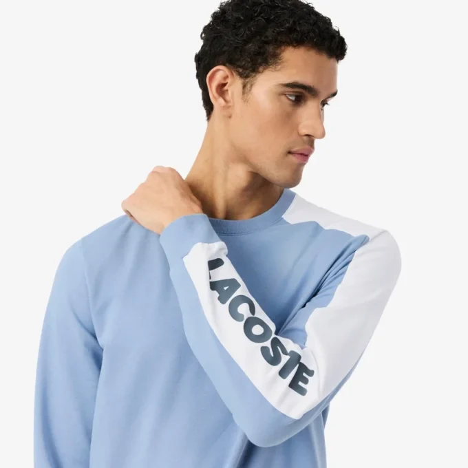 Men’s Printed Fleece Lounge Sweatshirt