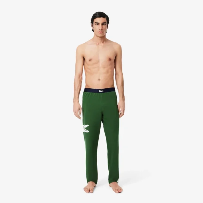 Men’s Printed Fleece Loungewear Pants