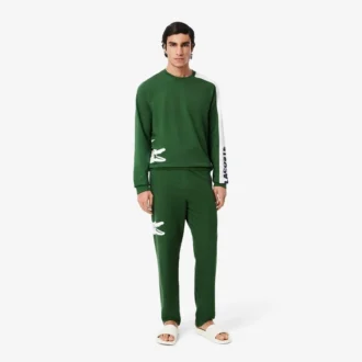 Men’s Printed Fleece Loungewear Pants