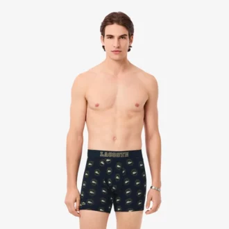 Men’s Printed Stretch Cotton Boxer Briefs