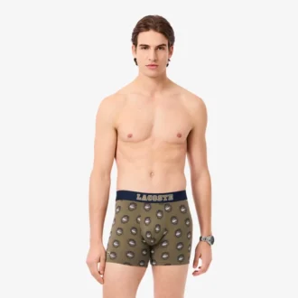 Men’s Printed Stretch Cotton Boxer Briefs