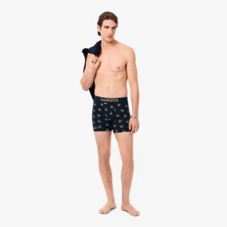 Men’s Printed Stretch Cotton Boxer Briefs