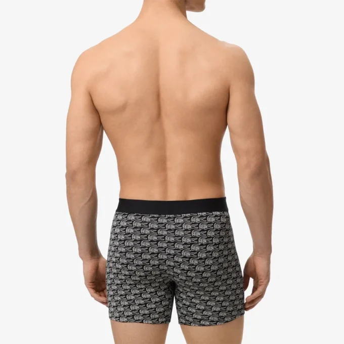 Men’s Printed Stretch Cotton Boxer Briefs