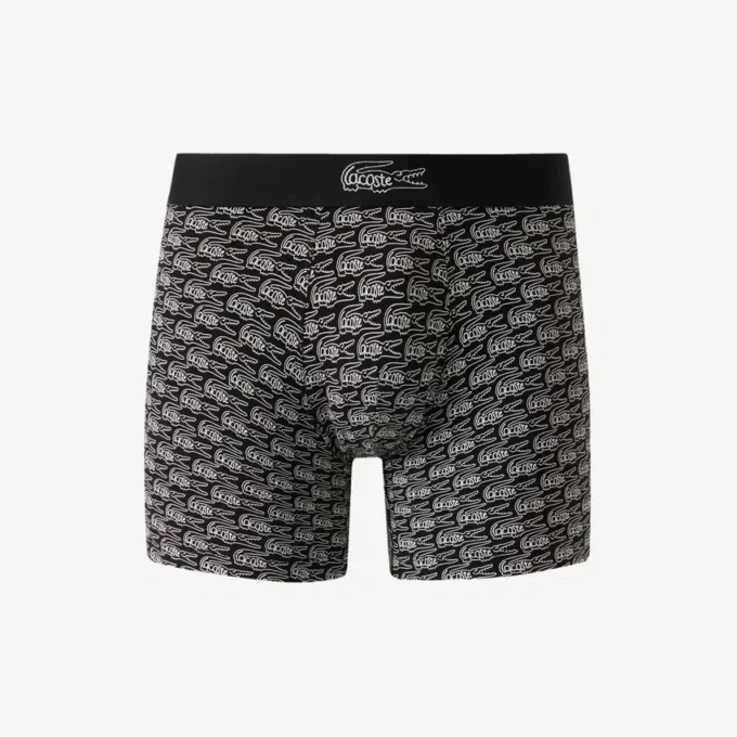Men’s Printed Stretch Cotton Boxer Briefs