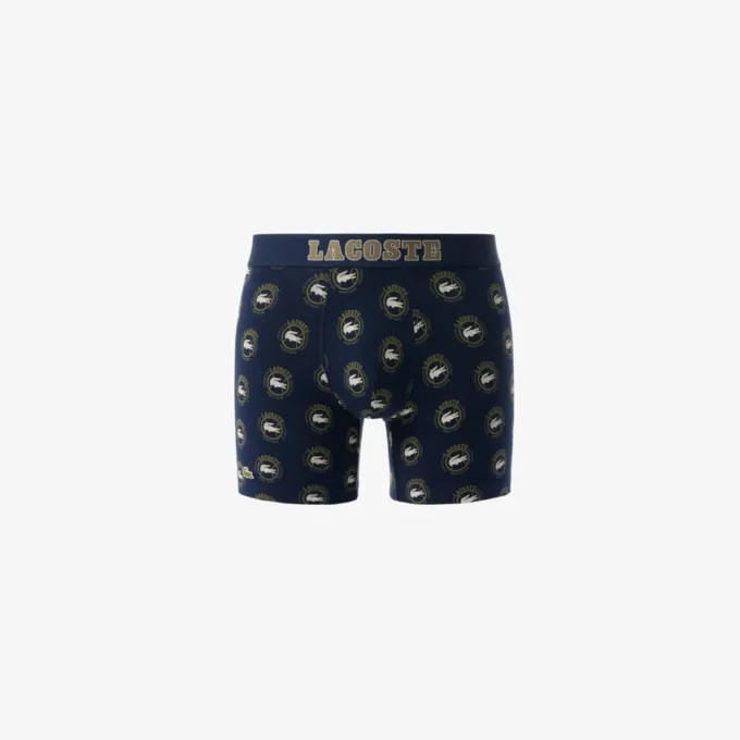 Men’s Printed Stretch Cotton Boxer Briefs