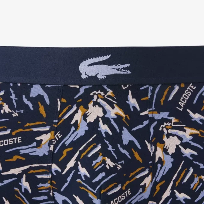Men’s Printed Stretch Cotton Boxer Briefs