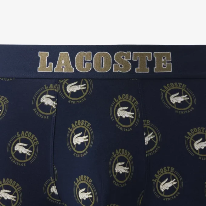 Men’s Printed Stretch Cotton Boxer Briefs