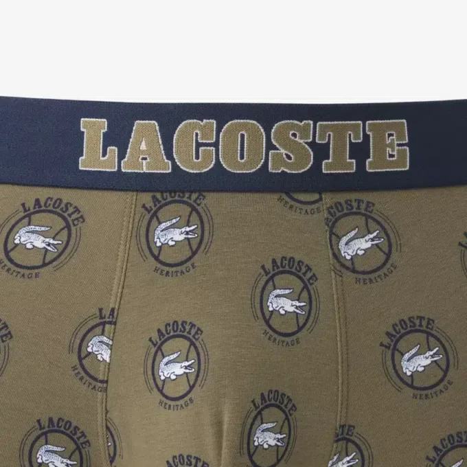 Men’s Printed Stretch Cotton Boxer Briefs