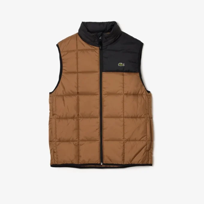 Men’s Puffer Vest with Removable Hood