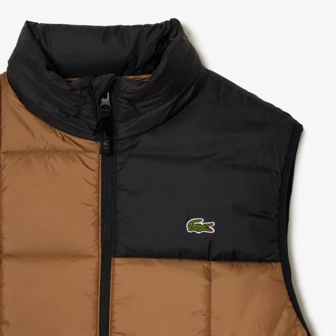Men’s Puffer Vest with Removable Hood