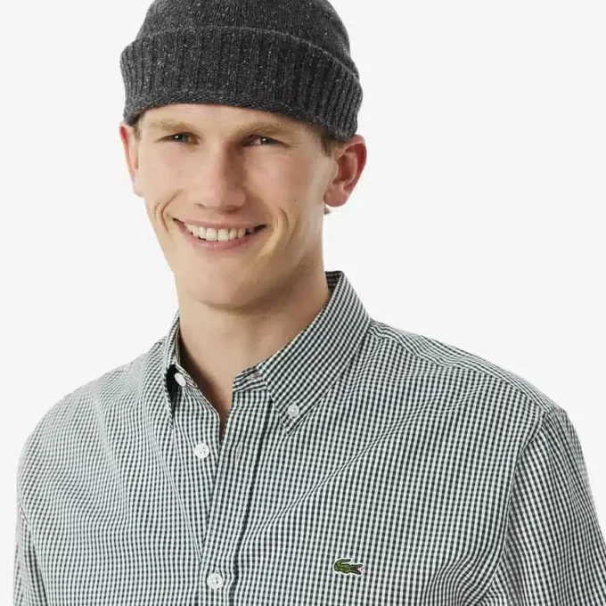 Men’s Regular Fit Checked Cotton Shirt