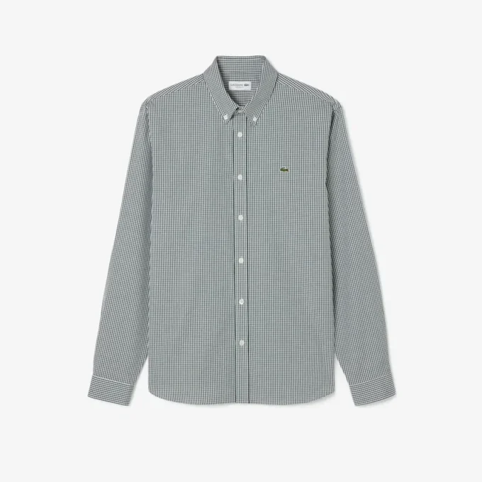 Men’s Regular Fit Checked Cotton Shirt