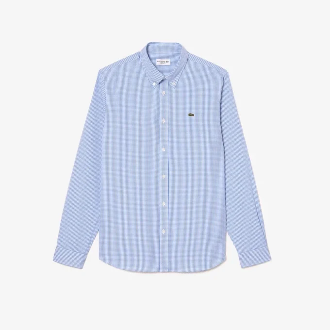 Men’s Regular Fit Checked Cotton Shirt