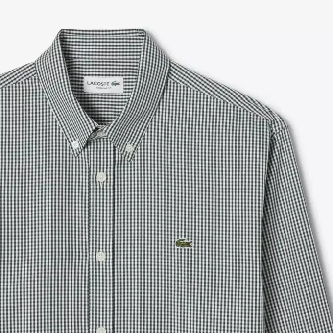 Men’s Regular Fit Checked Cotton Shirt