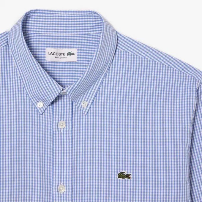 Men’s Regular Fit Checked Cotton Shirt