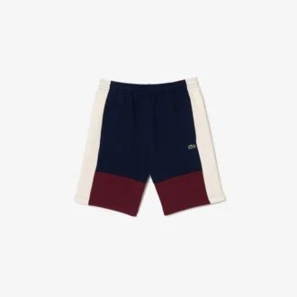 Men’s Regular Fit Colorblock Fleece Shorts