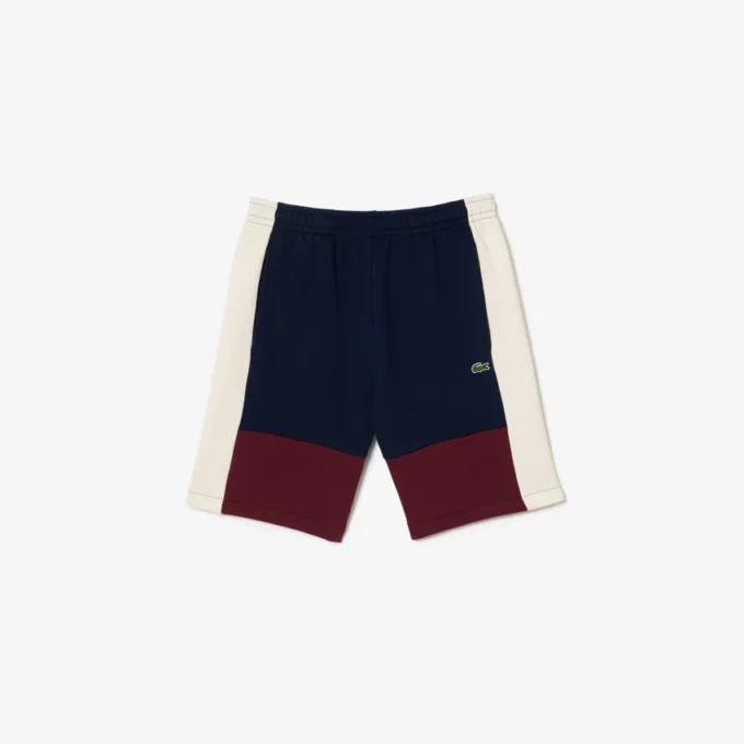 Men’s Regular Fit Colorblock Fleece Shorts