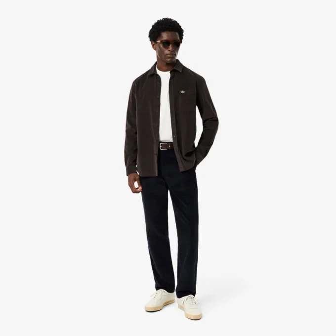 Men’s Regular Fit Corduroy Chino Pants