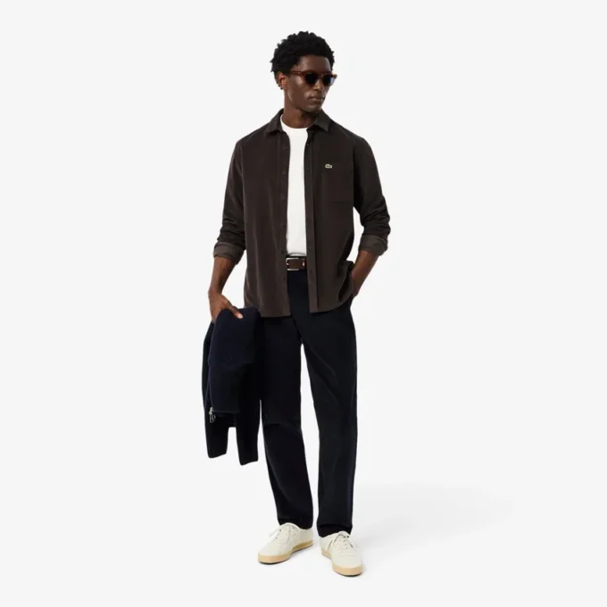Men’s Regular Fit Corduroy Chino Pants
