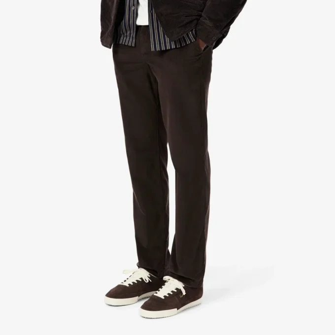Men’s Regular Fit Corduroy Chino Pants