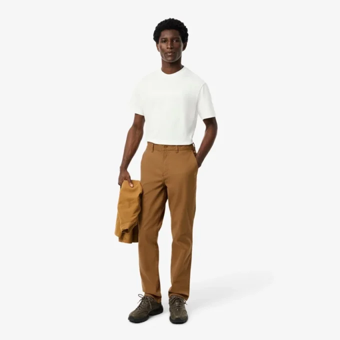 Men’s Regular Fit Cotton Chino Pants