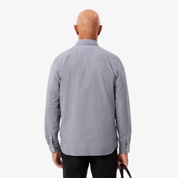 Men’s Regular Fit Gingham Poplin Shirt