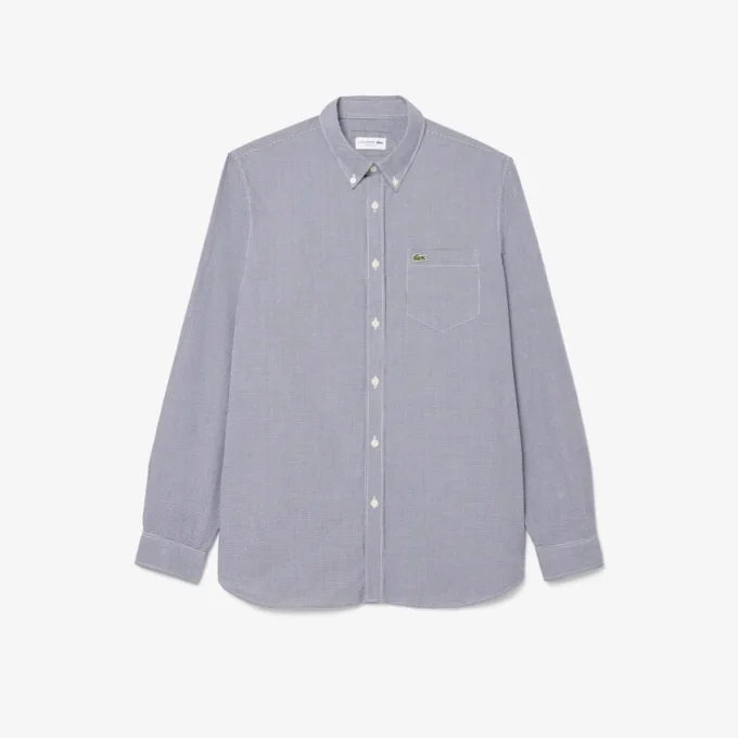 Men’s Regular Fit Gingham Poplin Shirt