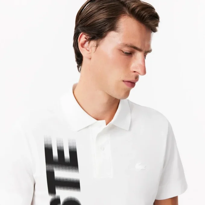 Men’s Regular Fit Lacoste Movement Printed Polo