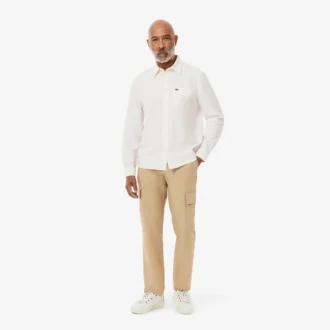 Men’s Regular Fit Lightweight Cotton Cargo Pants