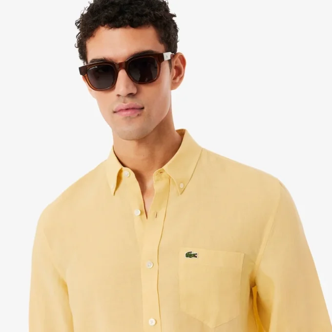 Men’s Regular Fit Linen Shirt