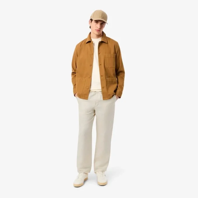 Men’s Regular Fit Linen Twill Pants