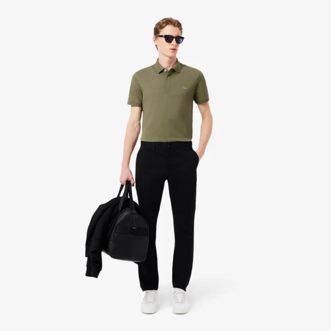 Men’s Regular Fit Paris Stretch Piqua Polo