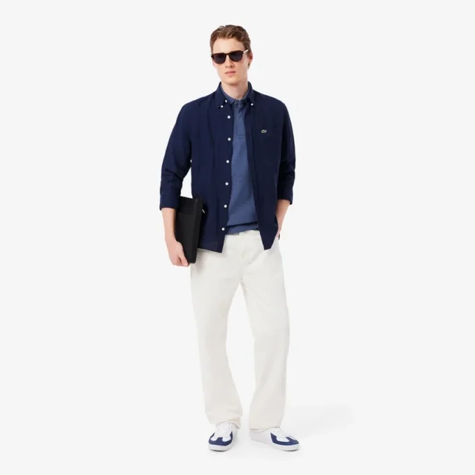 Men’s Regular Fit Paris Stretch Piqua Polo
